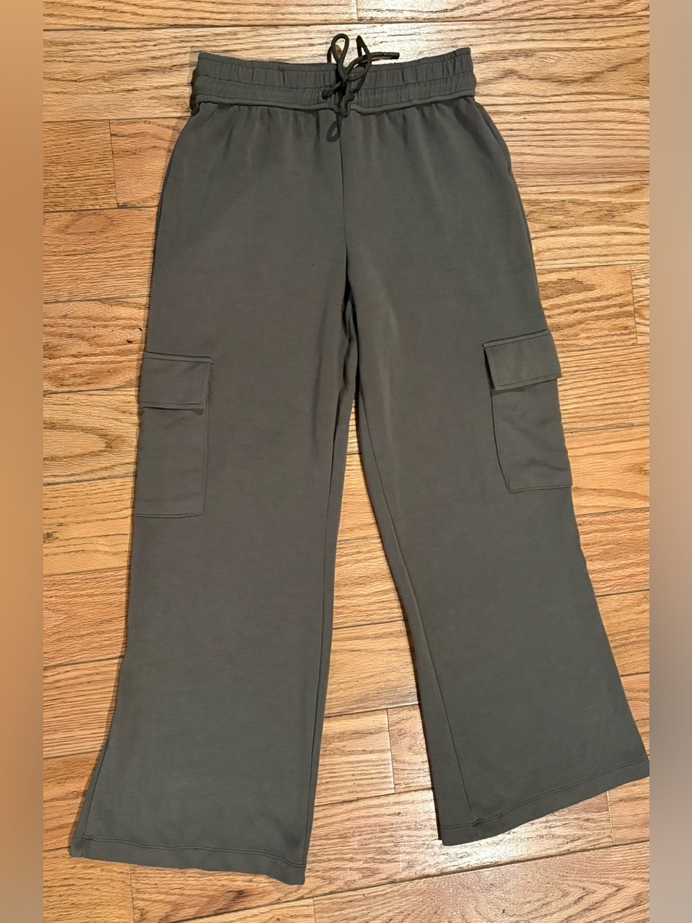 Happily Grey Women’s Lounge Pants With Pockets, Color Green, Size Small